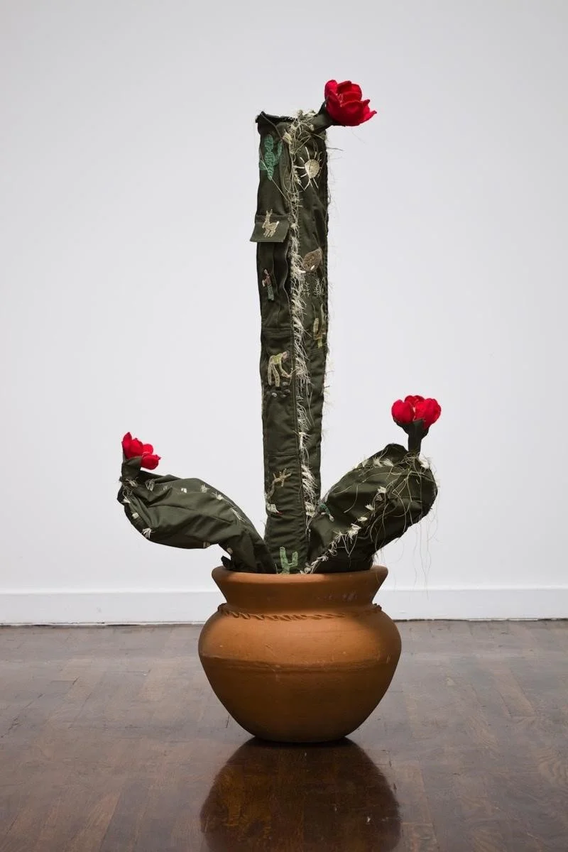 Margarita Cabrera in collaboration with Maria Lopez, Space in Between - Saguaro (Maria Lopez) , 2010. Courtesy of the artist and Talley Dunn Gallery, Dallas.