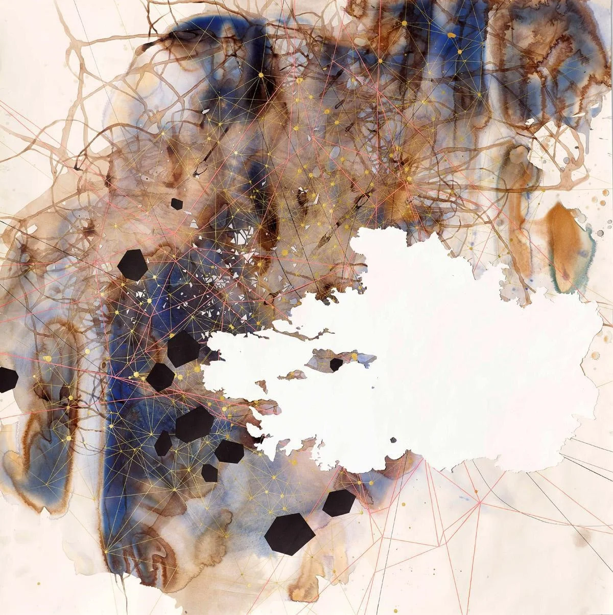 A selection of recent work by artist Val Britton (previously featured here ). See more images below, courtesy of the artist and Gallery Wendi Norris, San Francisco.