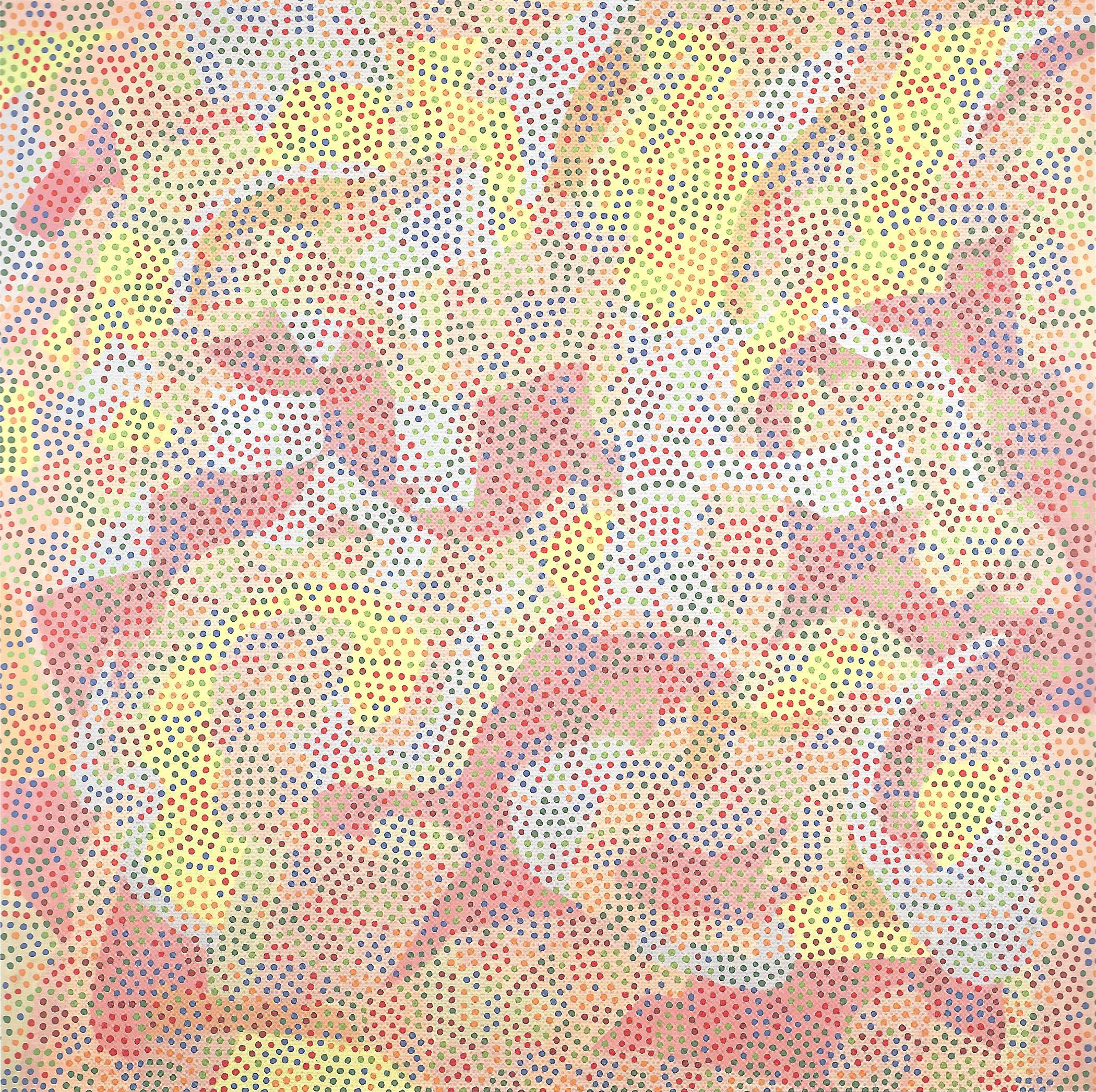  Peter Young,  #4- 1971 , 1971, acrylic on canvas, 75 x 75 inches (190.5 x 190.5 cm) 