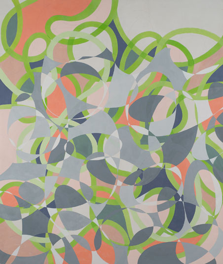 Peter Young, #32A - 1993 , 1993, Acrylic on canvas, 79 1/4 x 67 1/2 inches (201.3 x 171.5 cm)