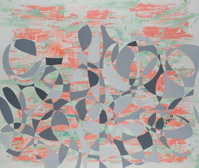  Peter Young,  #36 - 1994 , 1994, acrylic on canvas, 67 3/4 x 80 1/2 inches (172.1 x 204.5 cm) 