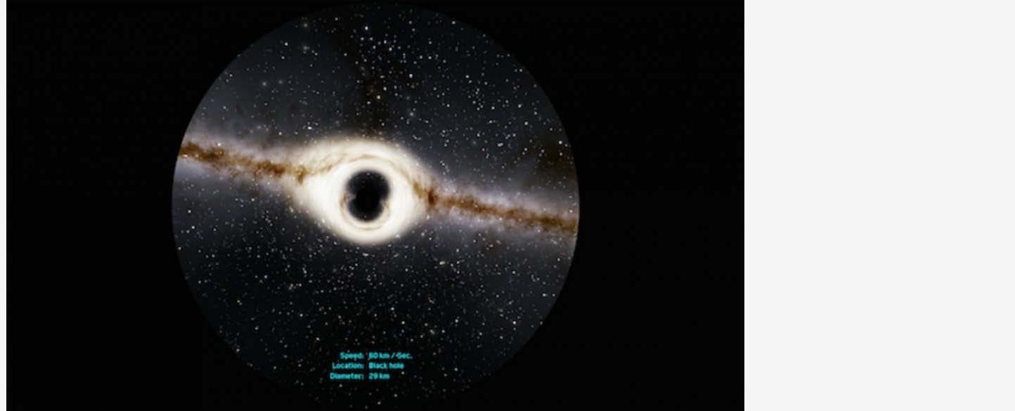 Eva Schlegel, Journey through the universe, flight to far away galaxies, Video installation COURTESY GALERIE KRINZINGER, VIENNA AND EVA SCHLEGEL