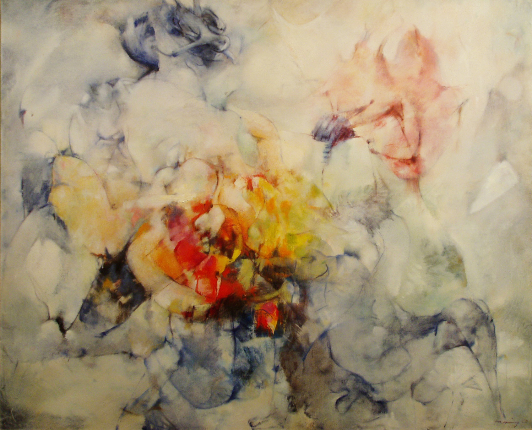  Dorothea Tanning,  Ignoti Nulla Cupido , 1960, oil on canvas, 32 x 39 inches (81.3 x 99.1 cm) 