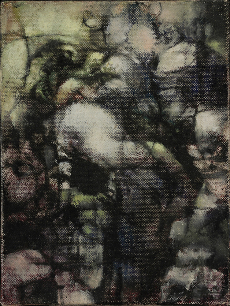  Dorothea Tanning,  Untitled , 1960, oil on canvas, 6 x 5 inches (15 x 13 cm) 