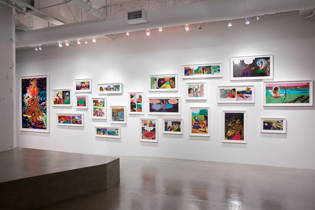   Chitra Ganesh: Flickering Myths, &nbsp;installation view, Gallery Wendi Norris, San Francisco, CA, November 1 — December 22, 2012 