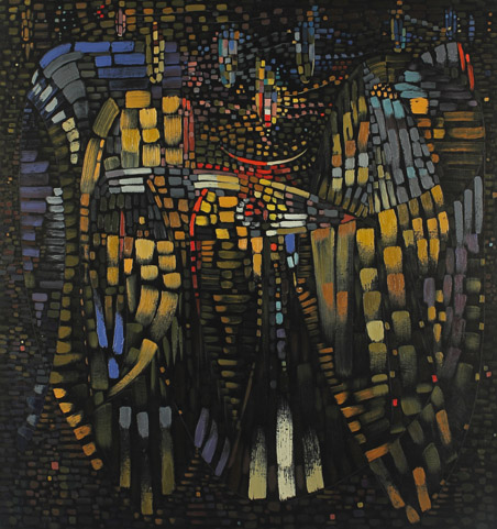  Wolfgang Paalen,  Nuit tropicale (Tropical Night) , 1948, Oil on canvas, 59 x 55 inches (149 x 140 cm) 