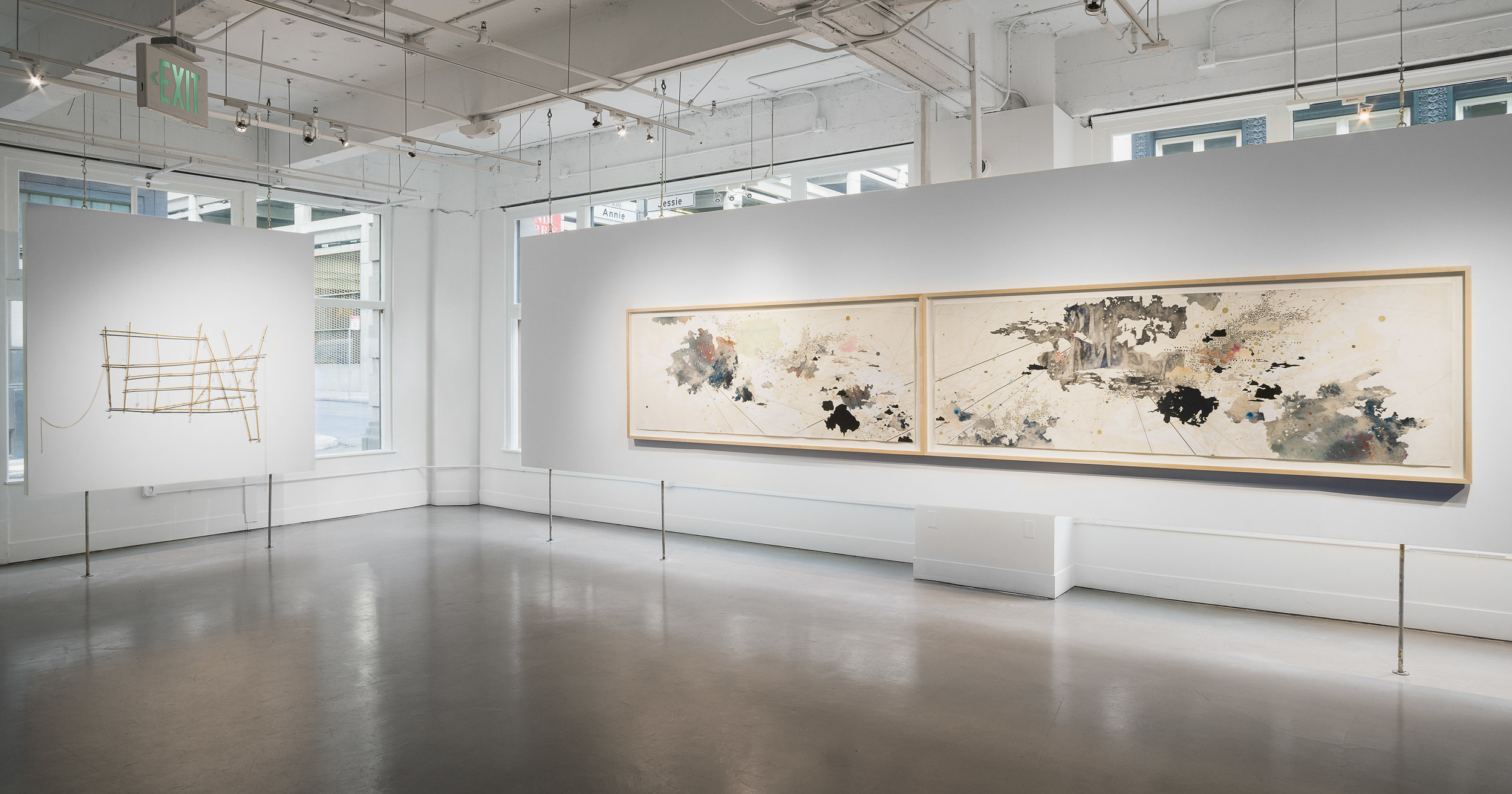   Seeking Civilization: Art and Cartography,  installation view, Gallery Wendi Norris, March 23 - May 13, 2017, photography: Hewitt Photography 