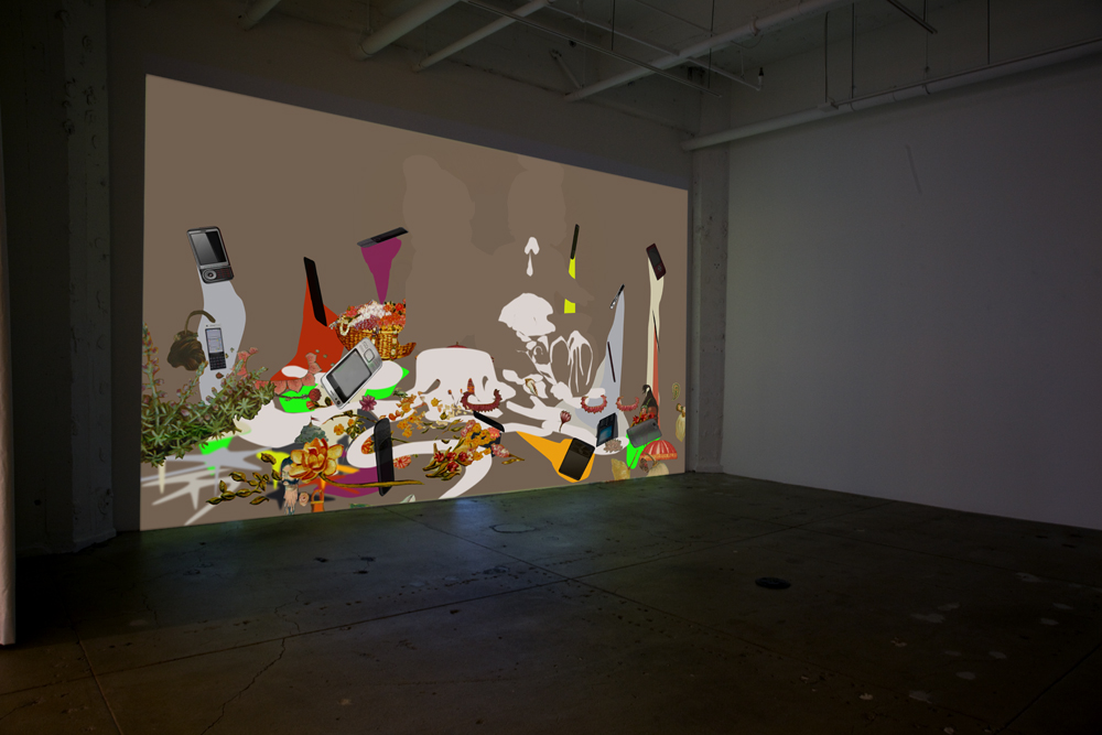   Ranu Mukherjee: Absorption into the Nomadic and Luminous,  installation view, Gallery Wendi Norris, San Francisco, CA, June 4 — July 30, 2011 