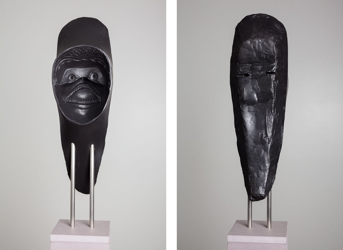 Michael Fliri, #6, 2014, Artestone, varnish, steel and MDF, 19 5/8 x 5 1/2 x 6 1/23 inches (49.8 x 14 x 16.5 cm), Edition of 3 + 1AP
