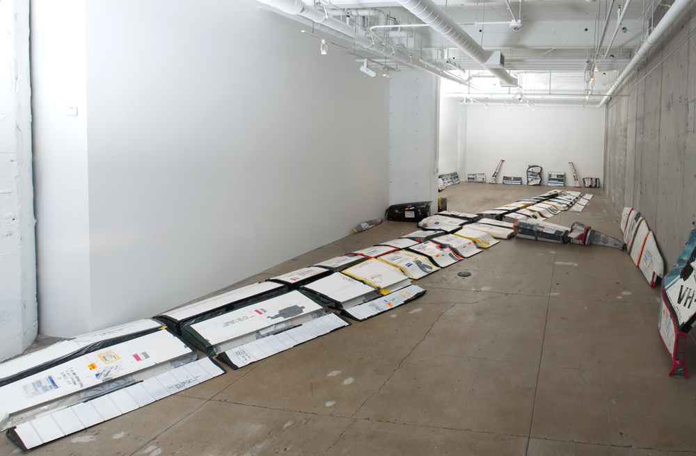 Claire Healy and Sean Cordeirdo: Par Avion, installation View, Gallery Wendi Norris, San Francisco, CA, December 10, 2011 — January 28, 2012