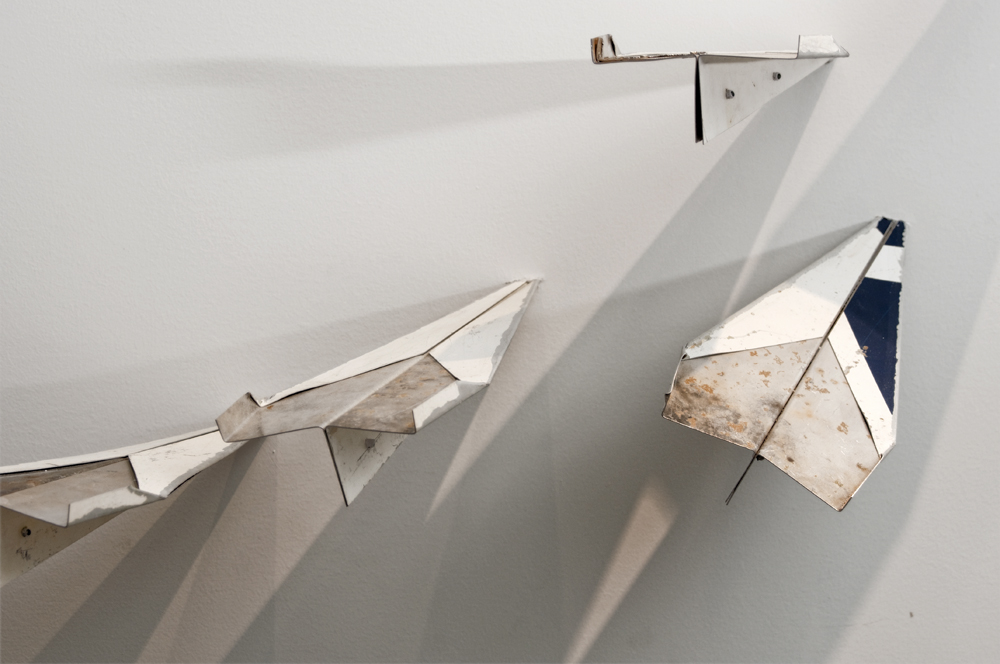 Claire Healy and Sean Cordeirdo: Par Avion, installation View, Gallery Wendi Norris, San Francisco, CA, December 10, 2011 — January 28, 2012