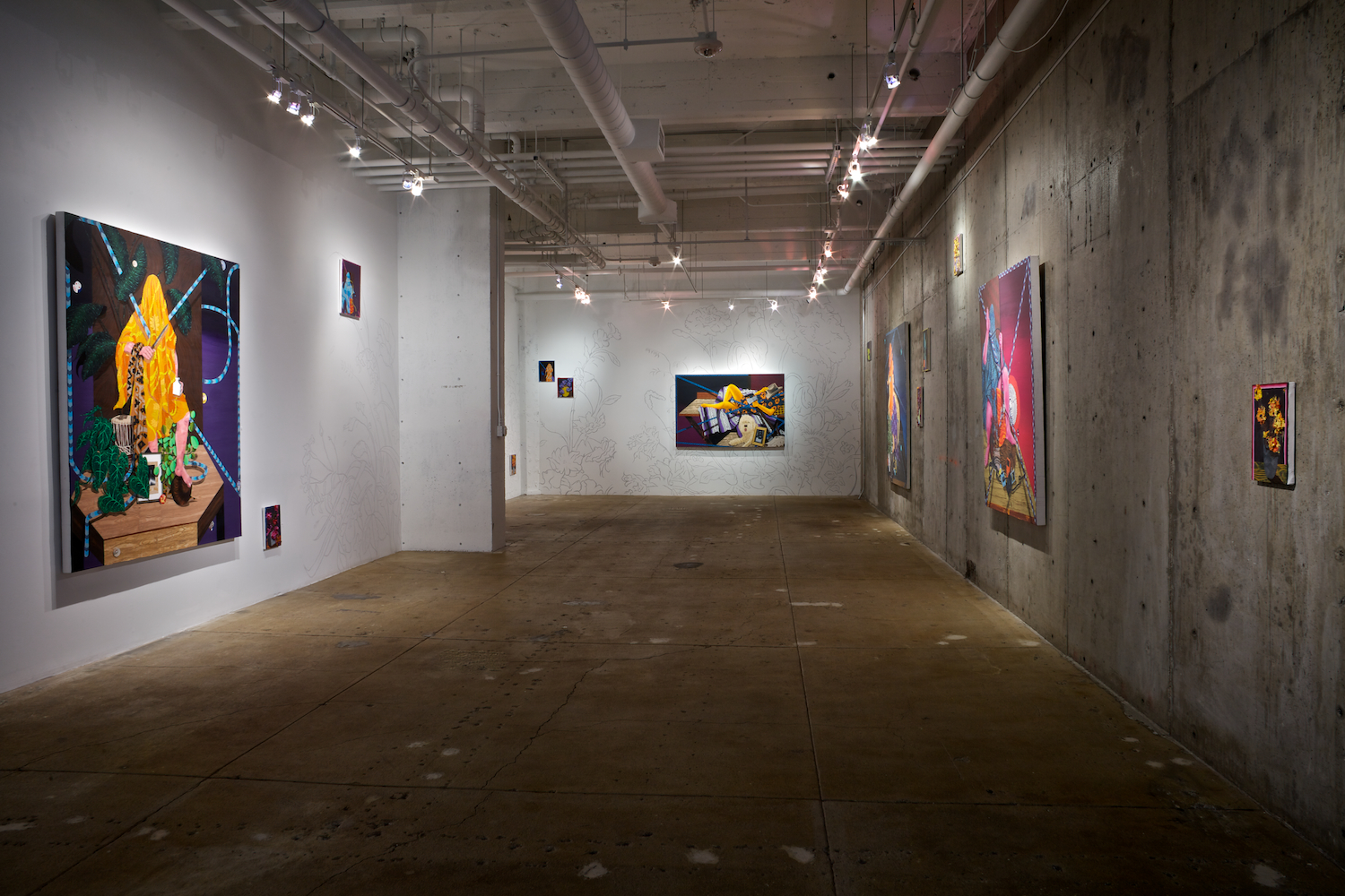 Amir H. Fallah: The Collected, installation view, Gallery Wendi Norris, San Francisco, CA, March 14 — April 27, 2013