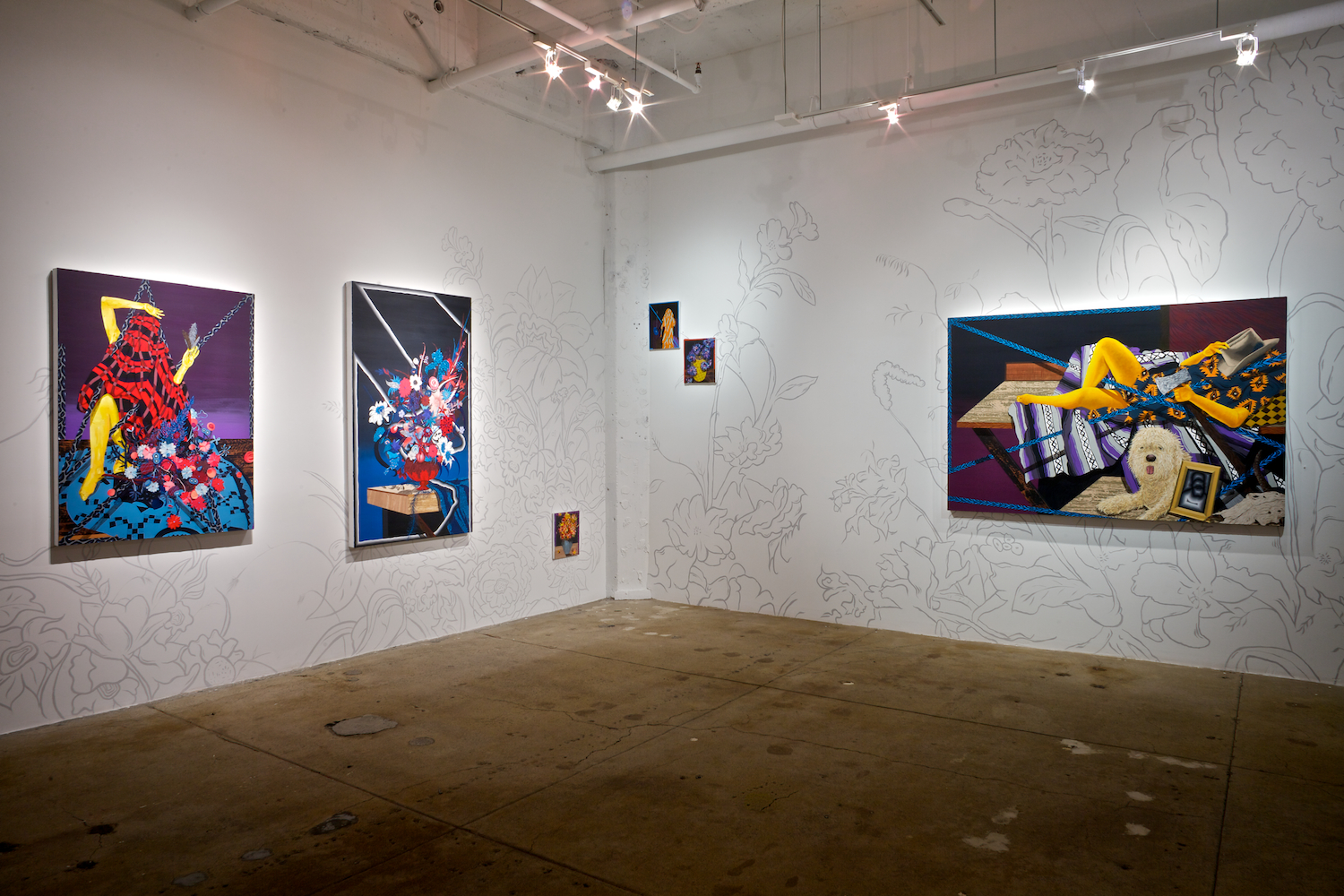   Amir H. Fallah: The Collected,  installation view, Gallery Wendi Norris, San Francisco, CA, March 14 — April 27, 2013 