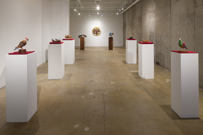   Laurel Roth: Flight of the Dodo,  installation view, Gallery Wendi Norris, San Francisco, CA, September 5 – October 26, 2013 