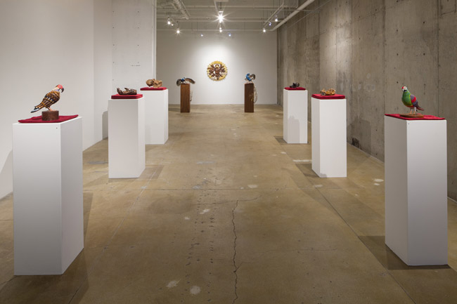 Laurel Roth: Flight of the Dodo, installation view, Gallery Wendi Norris, San Francisco, CA, September 5 – October 26, 2013