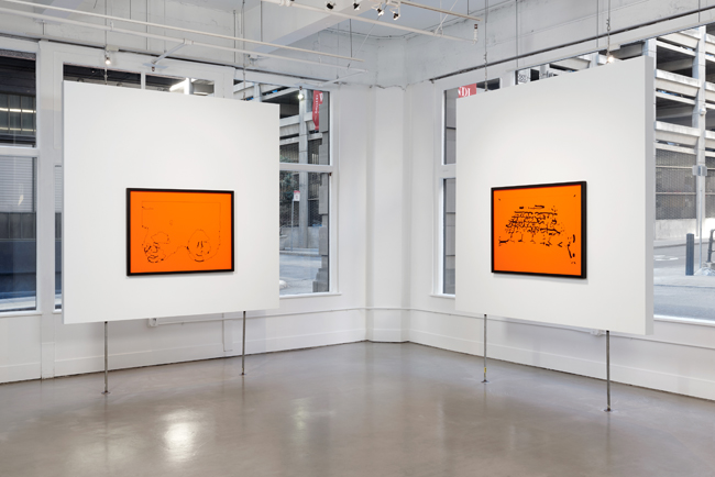 Julio César Morales: Emotional Violence, installation view, Gallery Wendi Norris, San Francisco, CA, November 5, 2015 — January 22, 2016, photography: John Janca