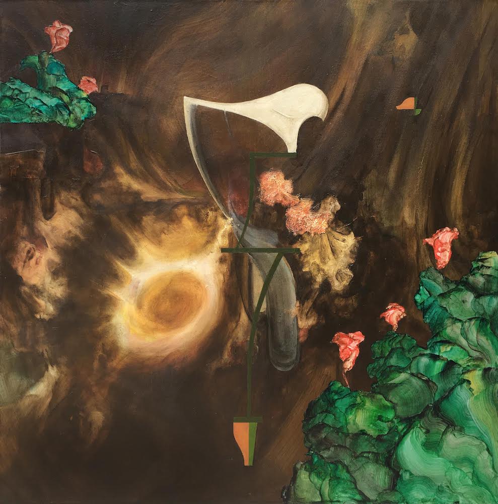 Night Gardener I, 2018 Acrylic on canvas 36 x 36 inches (91.4 x 91.4 cm)