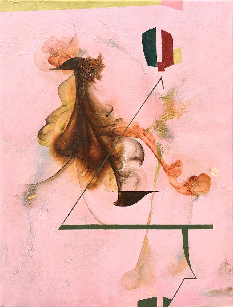 Reredo II, 2018 Acrylic on canvas 24 x 18 inches (61 x 45.7 cm)