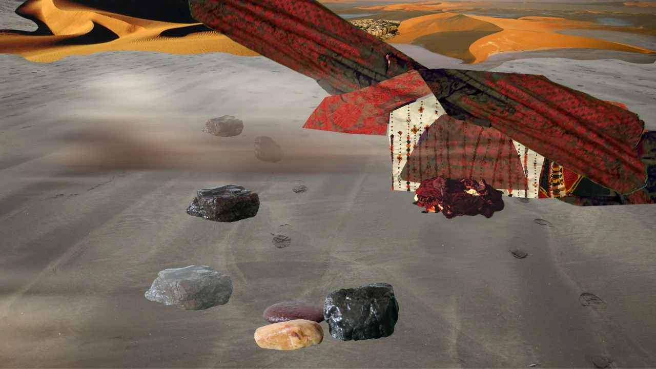 Ranu Mukherjee’s video color of history – sweating rocks (2011)