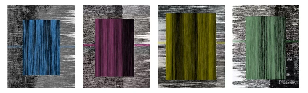 Julio César Morales, Cuatro Caminos, 2017, Photographic collage, 30 x 20 inches (76.2 x 50.8 cm), Edition of 3 + 2AP