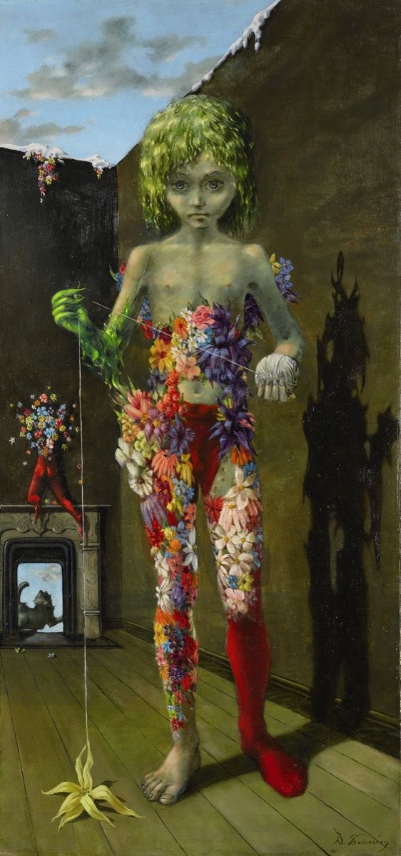 Dorothea Tanning, The Magic Flower Game , 1941. Courtesy of Sotheby’s