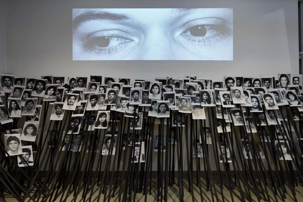 Victor Cartagenas’ installation “Expulsion/Implosion” is part of the “Be Not Still: Living in Uncertain Times” show.Photo: Photos by Johnna Arnold / di Rosa Center for Contemporary Art, Napa