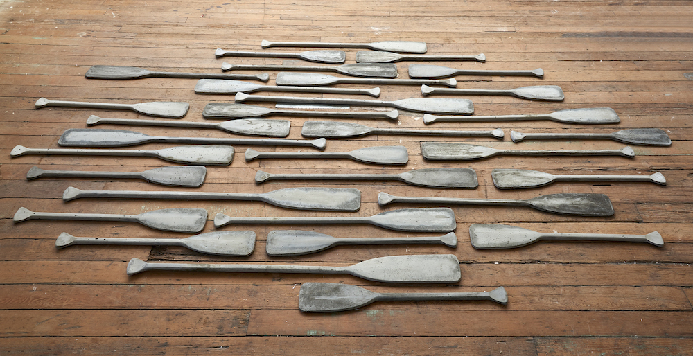  Ana Teresa Fernández,  Untitled (Of Bodies and Borders),  2018, Cement, Dimensions variable 