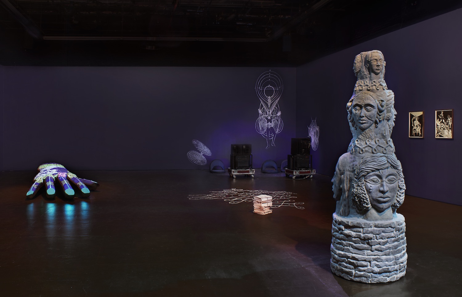 Her garden, a mirror, Installation view, The Kitchen, New York, NY, Curated by Matthew Lyons, September 14 – October 20, 2018