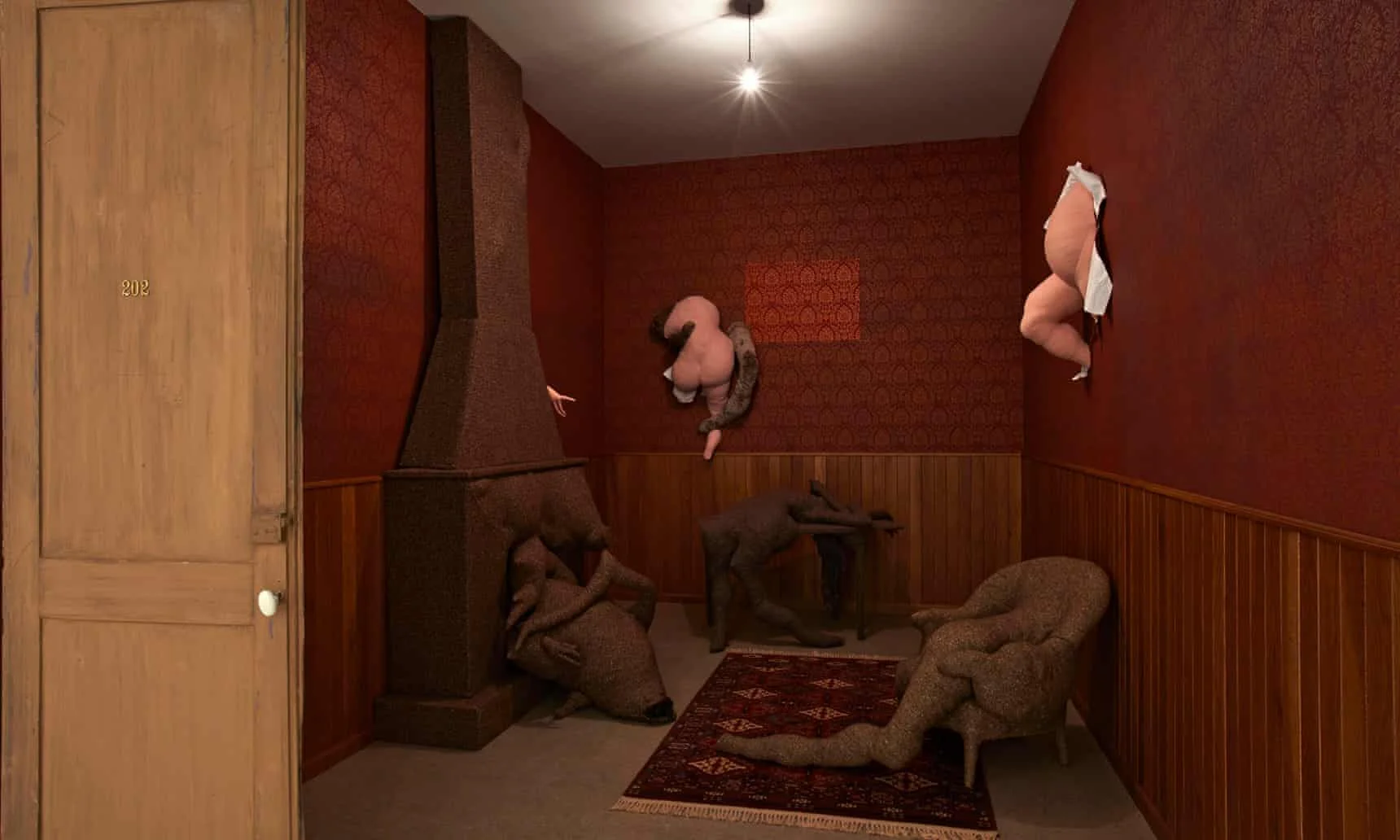 Film set of the mind ... Dorothea Tanning’s Hôtel du Pavot, Chambre 202 (1970-1973). Photograph: DACS, 2018