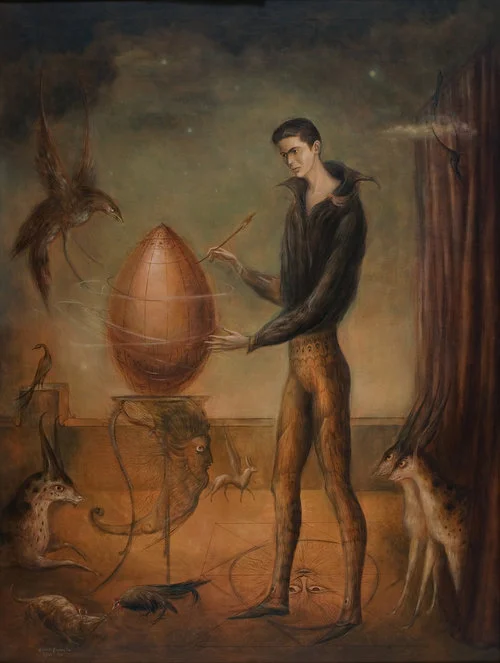 Quería ser Pájaro , 1960. Courtesy of Gallery Wendi Norris, San Francisco © 2019 Estate of Leonora Carrington / Artists Rights Society (ARS), New York