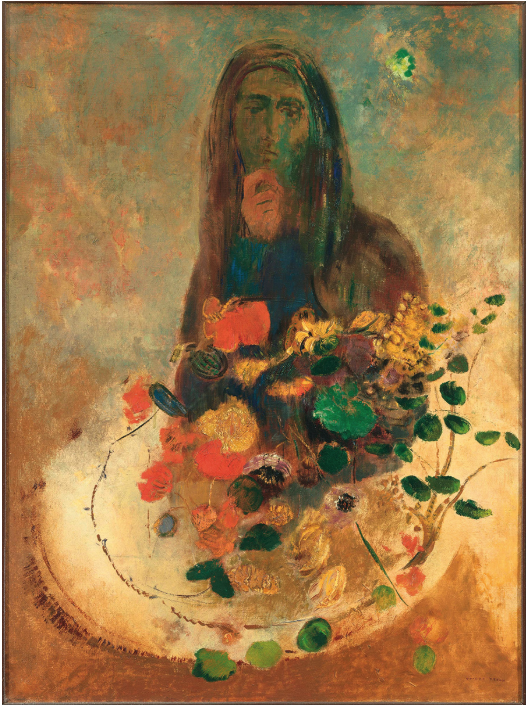 Odilon Redon, Mystery , c.1910, oil on canvas, 73 × 54 cm. Courtesy: Wikimedia Commons