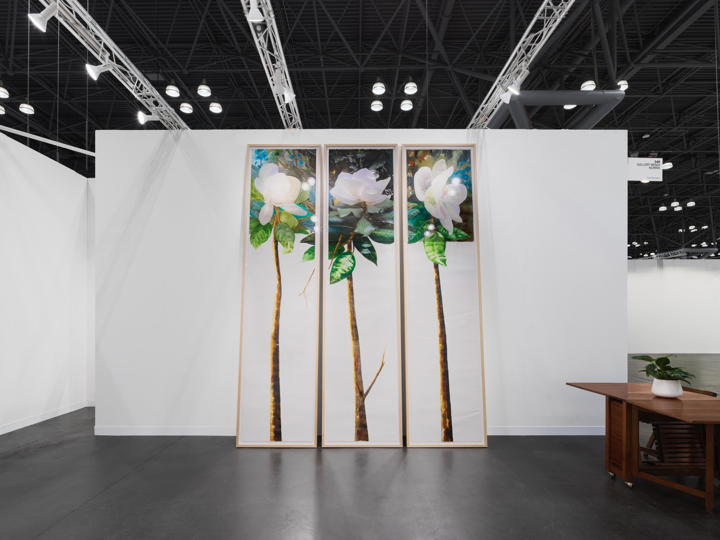  Installation view, The Armory Show, Gallery Wendi Norris, Booth 348, Javits Center, NY, 2022. Photo by Dan Bradica 