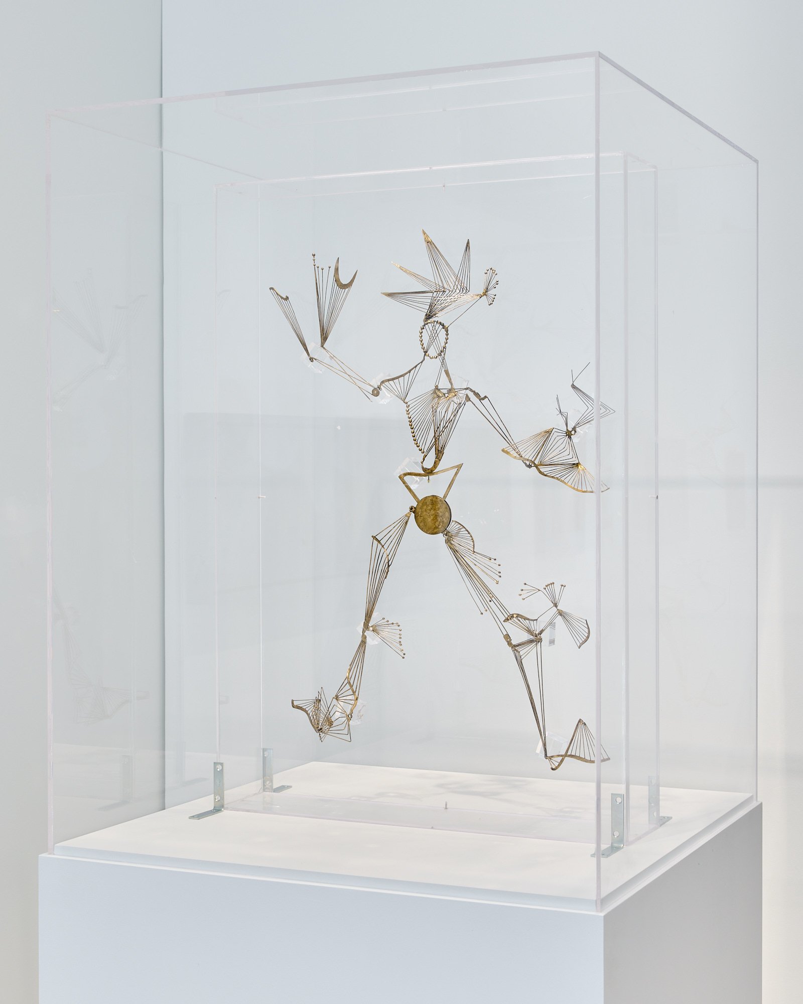  Alice Rahon,  Juggler , 1946, wire marionette, 27 x 19 1/4 x 3 inches (69 x 49 x 8) 
