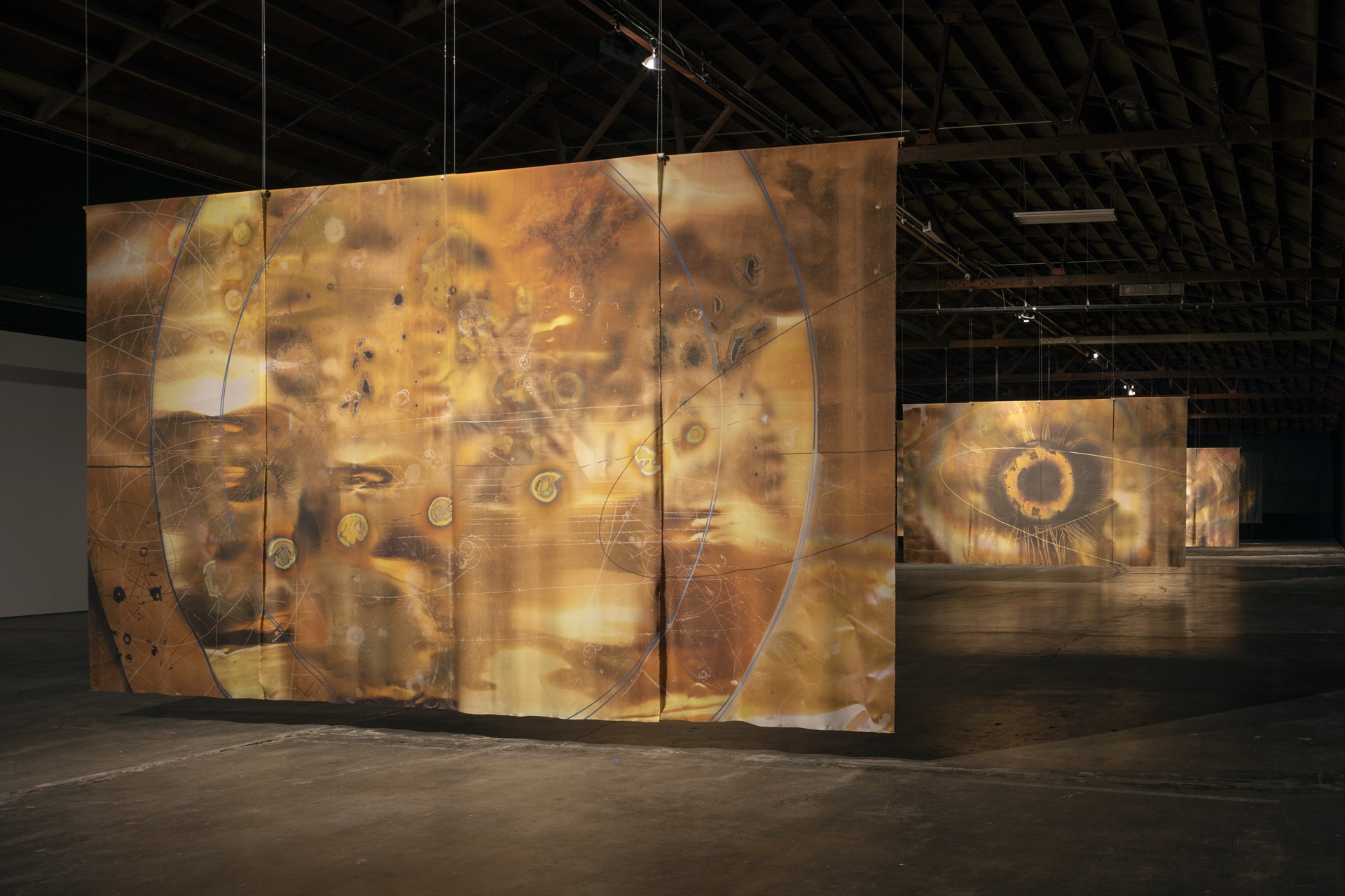  Installation view,  One Hundred Thousand Suns , Minnesota Street Project Foundation, San Francisco, 2024. Photo by Henrik Kam.&nbsp; 