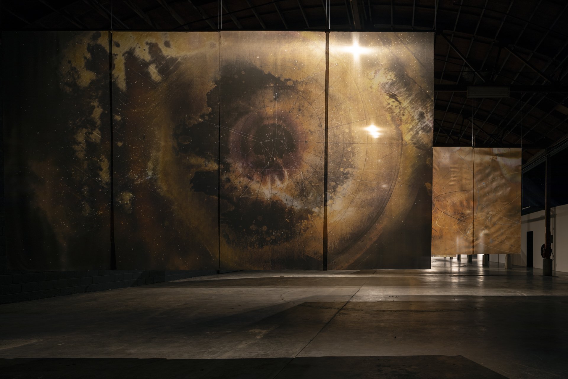  Installation view,  One Hundred Thousand Suns , Minnesota Street Project Foundation, San Francisco, 2024. Photo by Henrik Kam.&nbsp; 