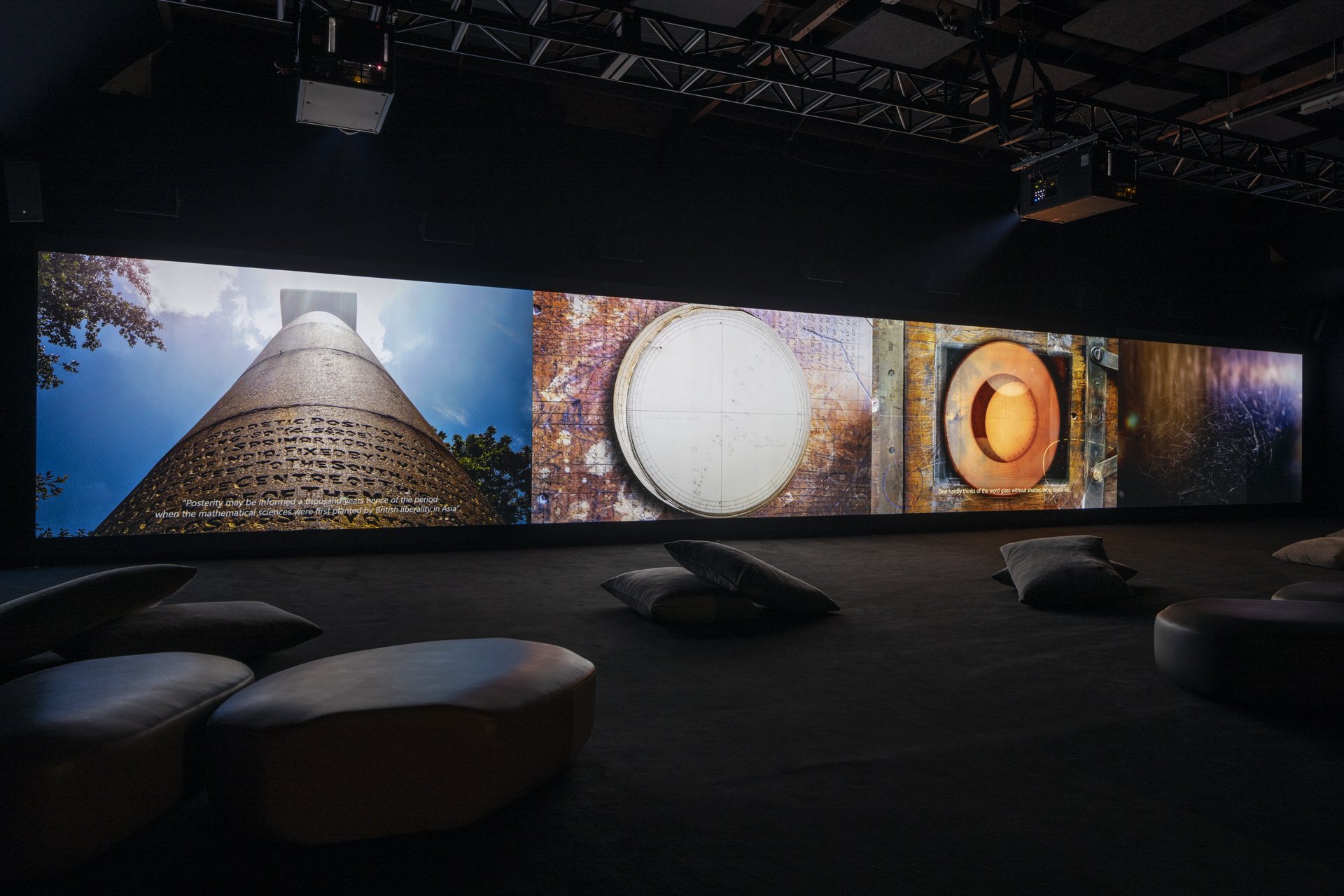  Installation view,  One Hundred Thousand Suns , Minnesota Street Project Foundation, San Francisco, 2024. Photo by Henrik Kam.&nbsp; 