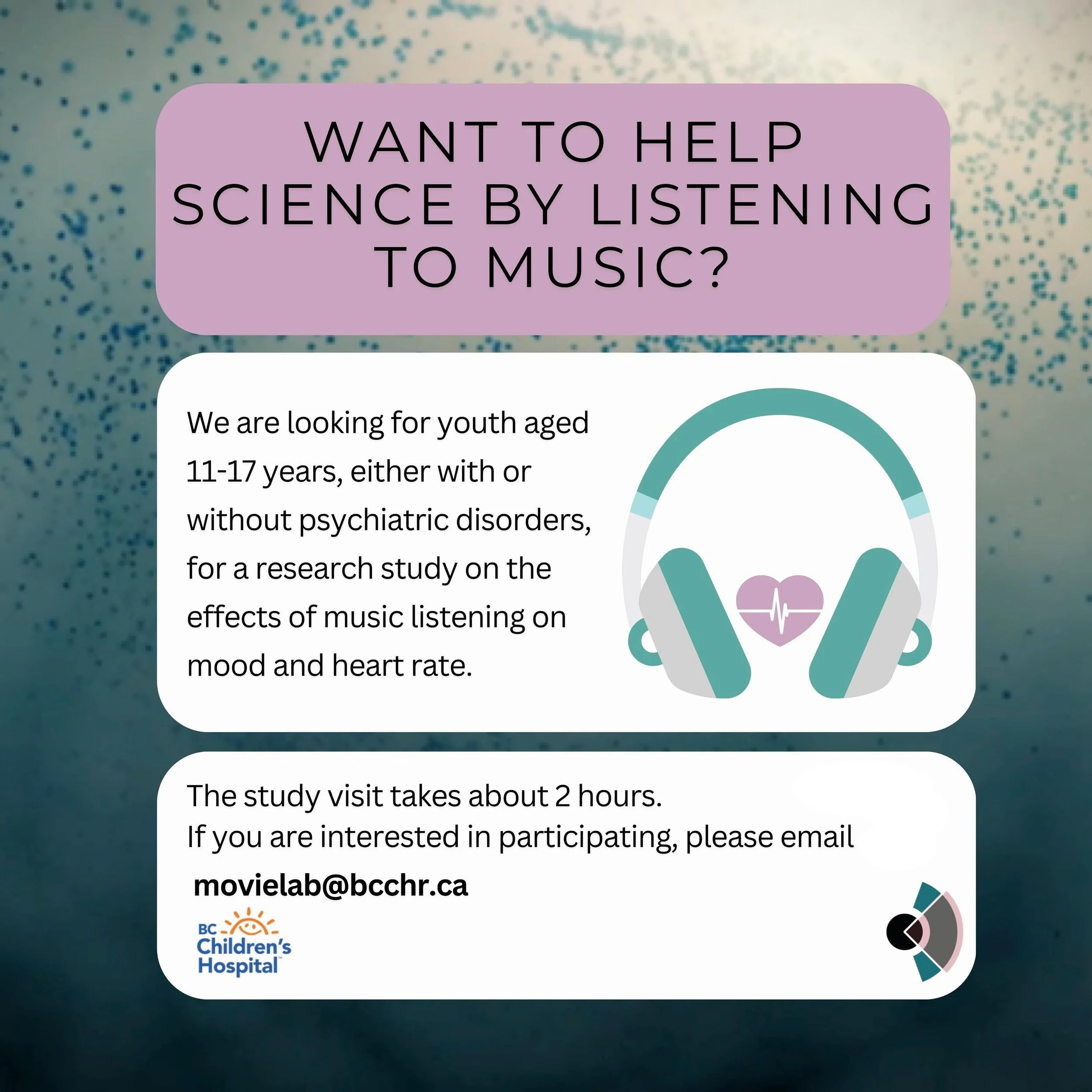 🎶 Interested in how music affects your body? Join our study on music and heart rate variability! Check out our poster for details.
