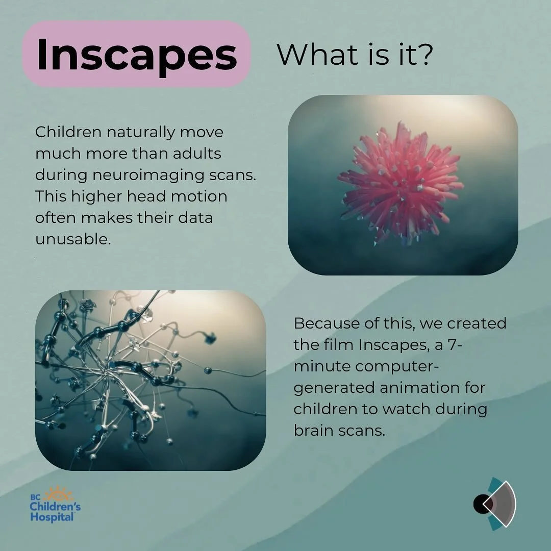 One of the trickiest parts of pediatric neuroimaging is making sure that kids stay still in the MRI scanner. Learn about how we’ve combatted this issue using the film Inscapes! 🧠🎬