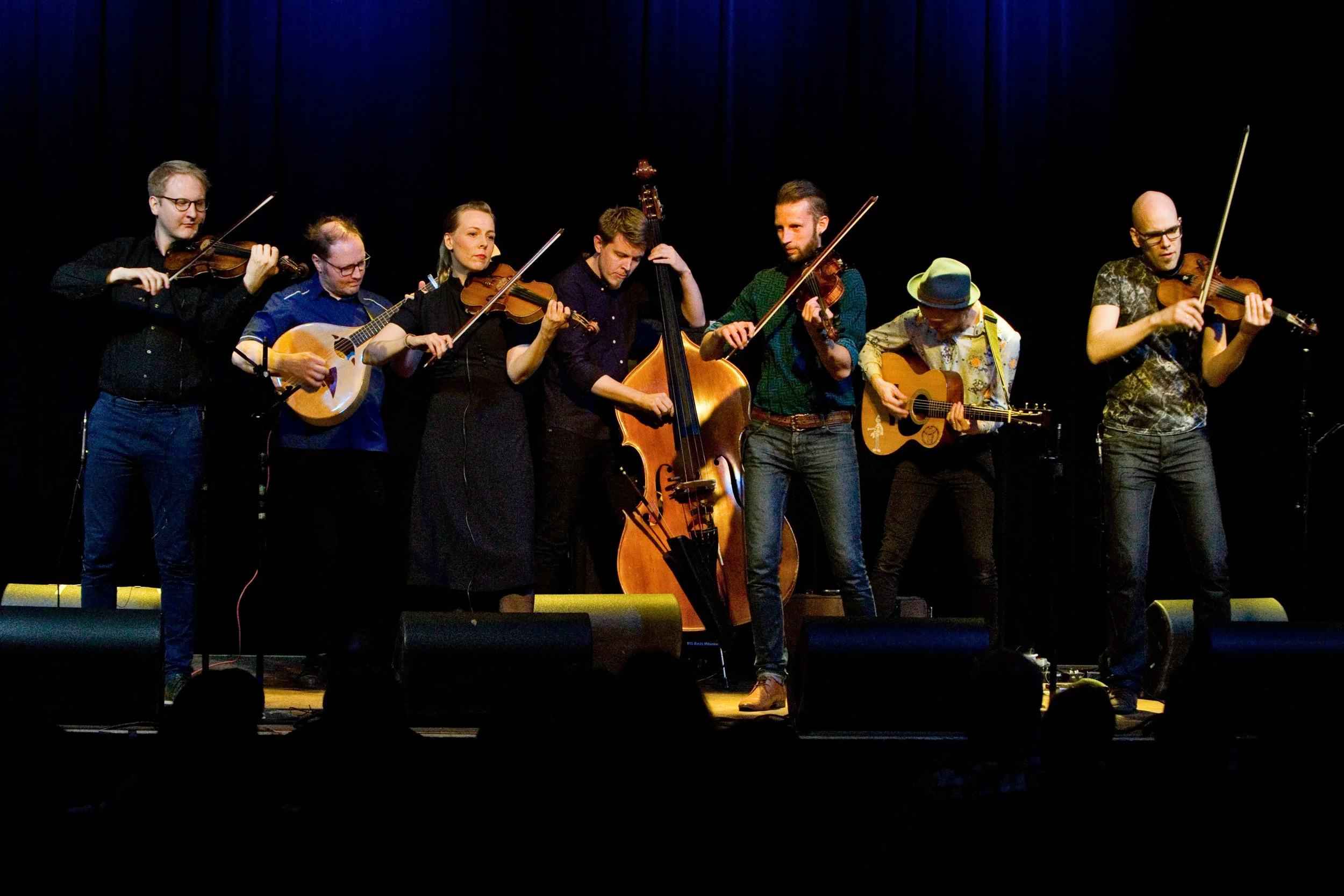 Finnish folk band Frigg performing on The Cedar’s stage in 2018.