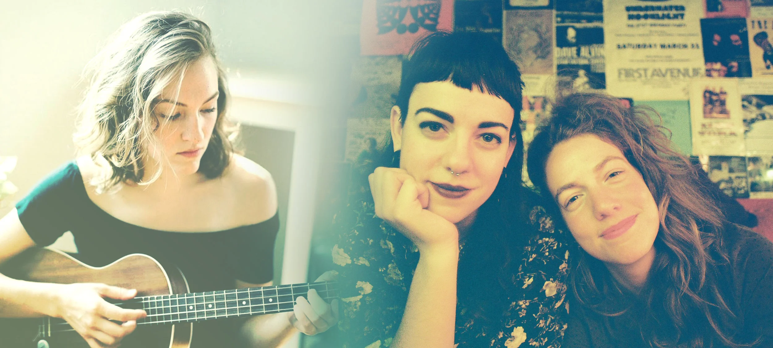 Lena Elizabeth (Left) and Abby and Emily Kastrul of Sister Species (Right)