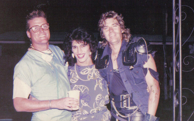 Me and two handsome guys 1980's