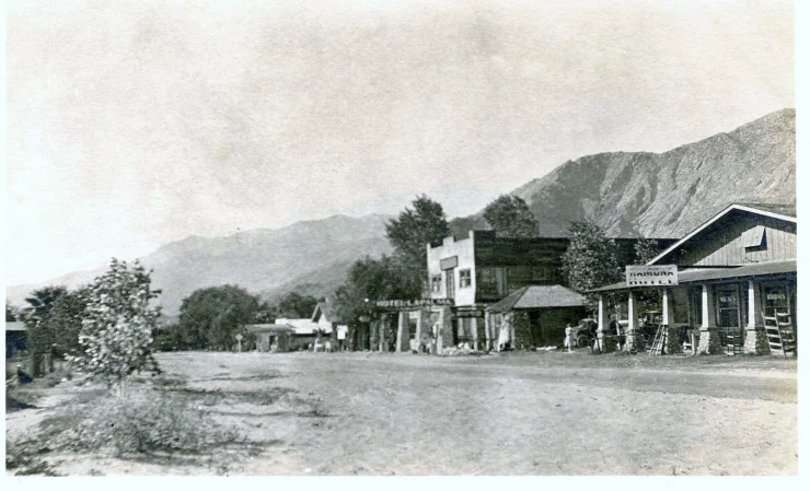 PALM SPRINGS 1921 COURTESY OF THE PALM SPRINGS HISTORICAL SOCIETY