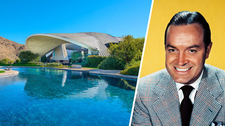 BOB HOPE AND HIS ICONIC HILL TOP HOME