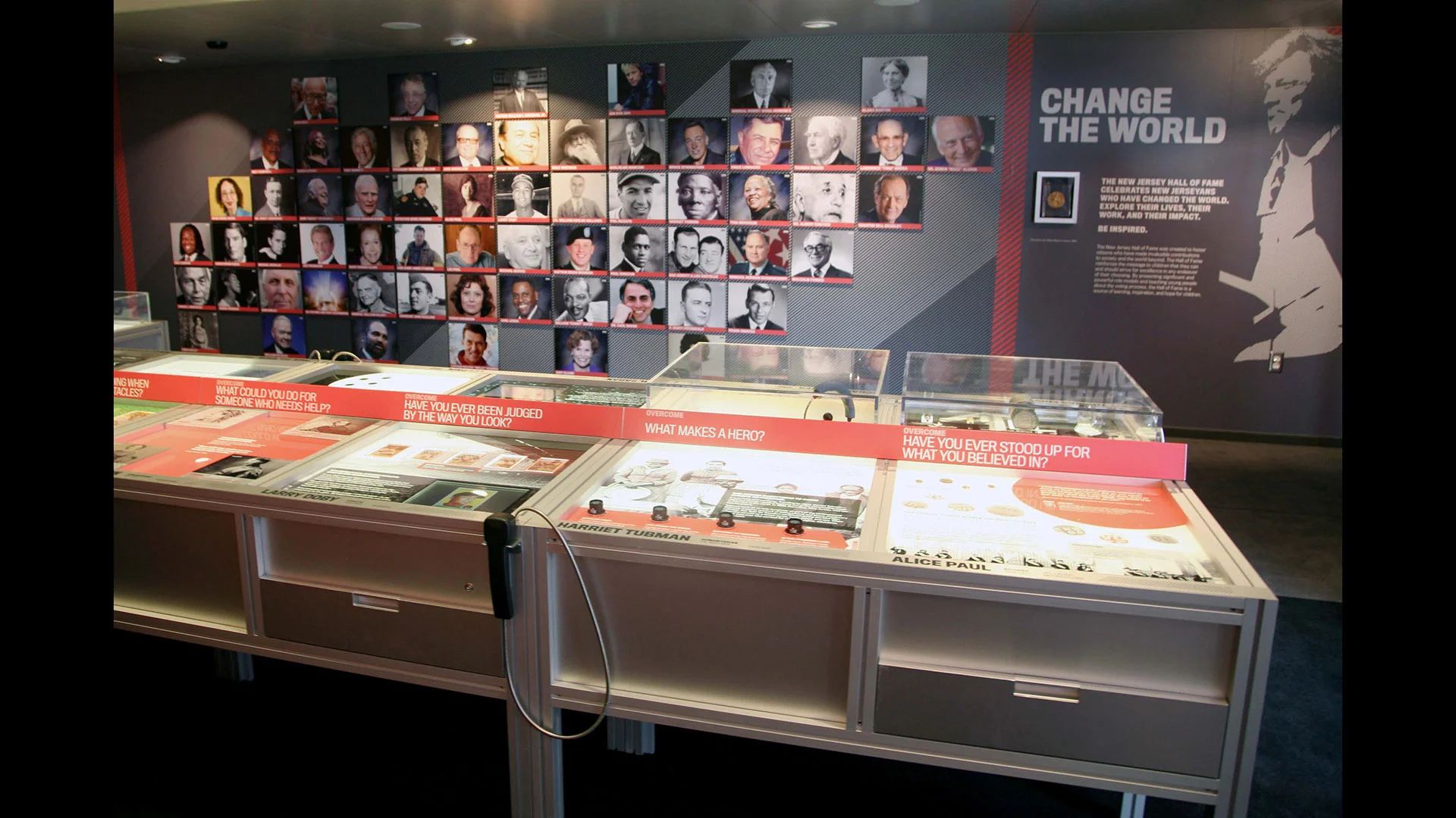 Interpretive graphics system for the New Jersey Hall of Fame. Role: Art Direction and Design with Josh Hartley