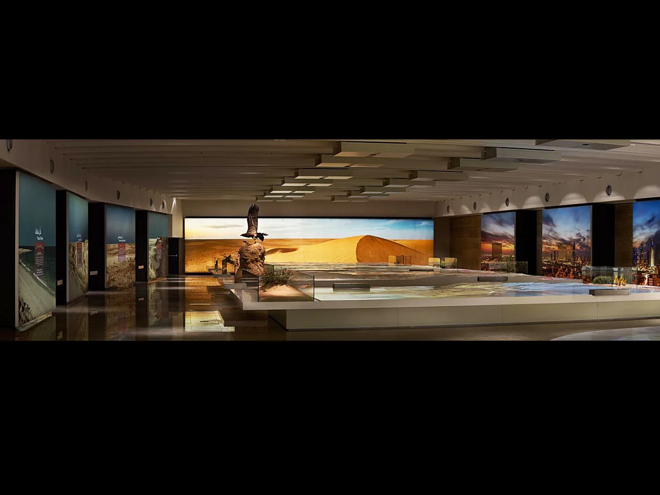 Interpretive graphics system for the the Al Shaheed Park Museums in Kuwait City, Kuwait. Role: Art Direction and Design