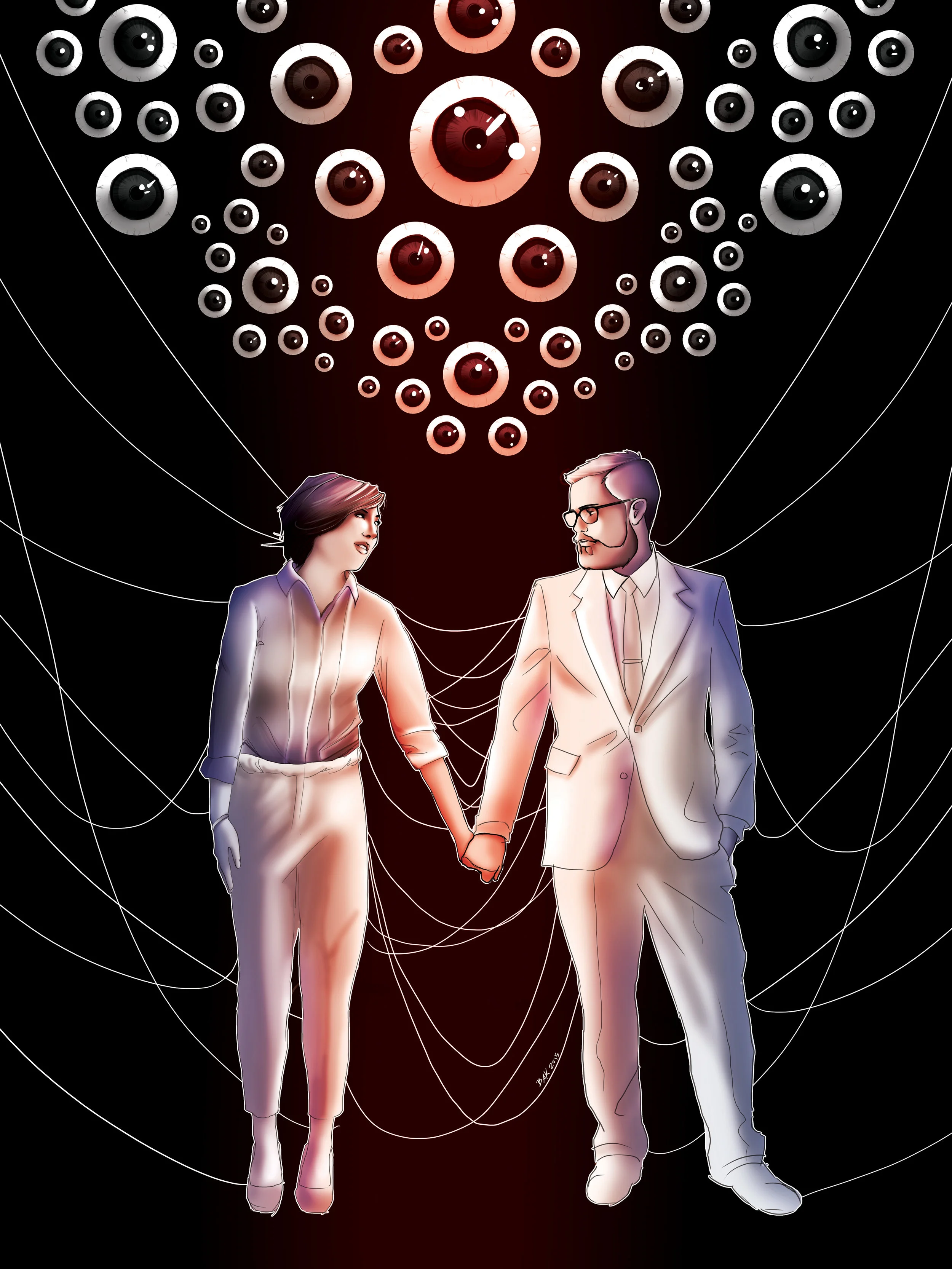  “Puppets” Digital Illustration 