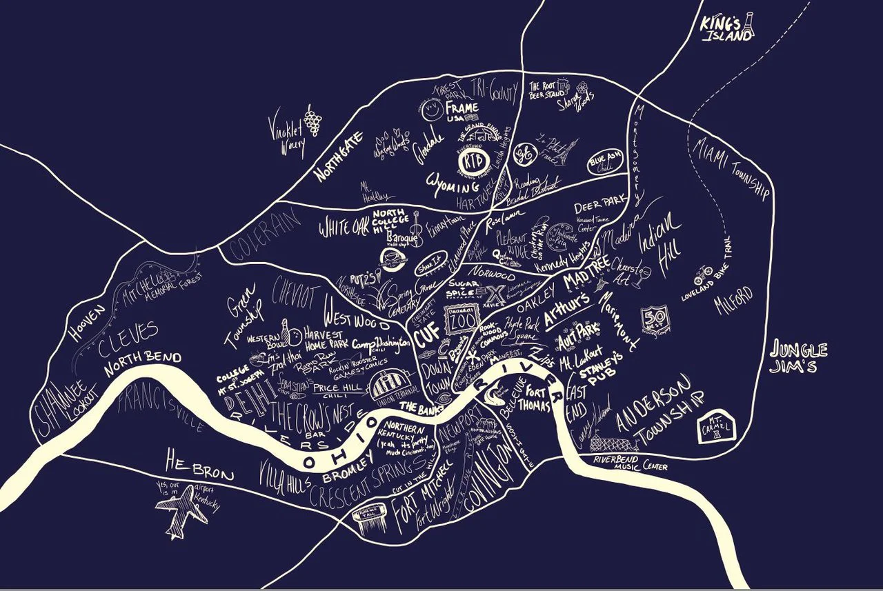  Cincinnati Map 