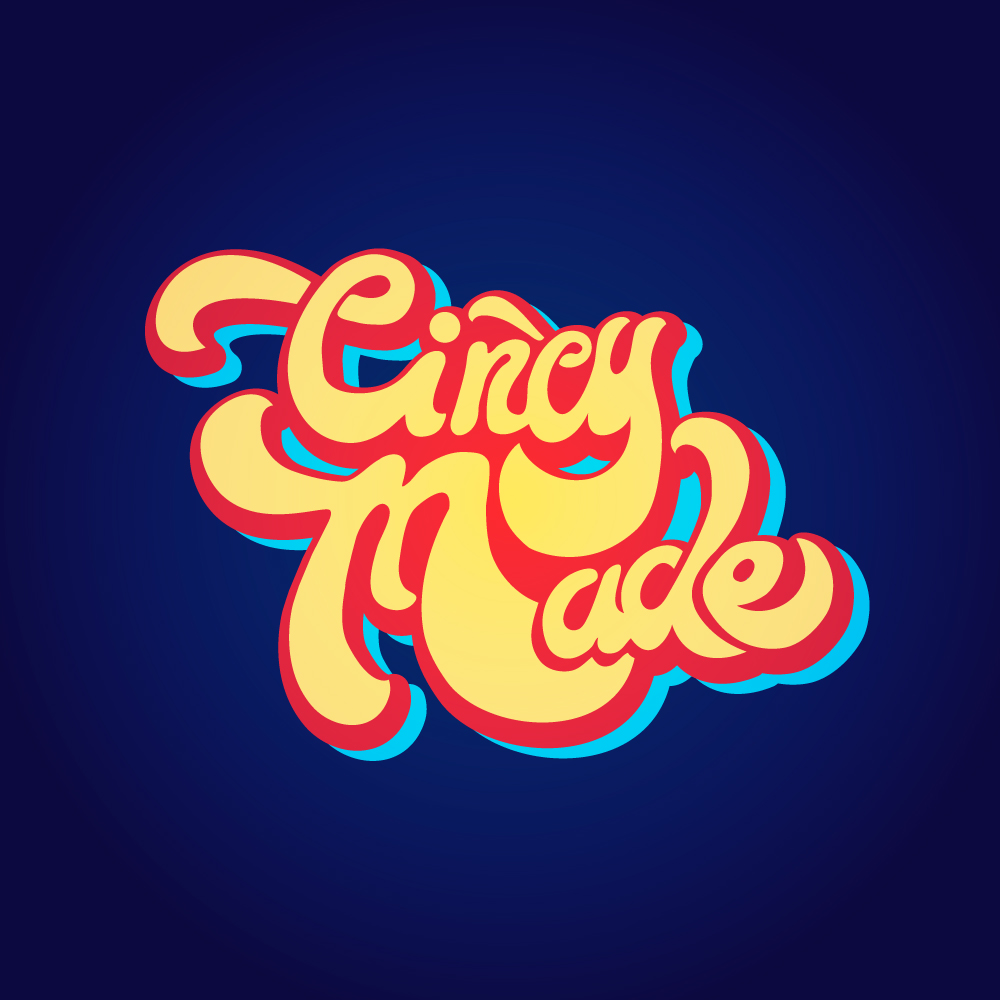  “Cincy Made” 70’s Typography Design 
