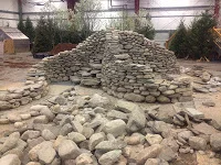 A Craggy Stone Peak at the Vermont Flower Show