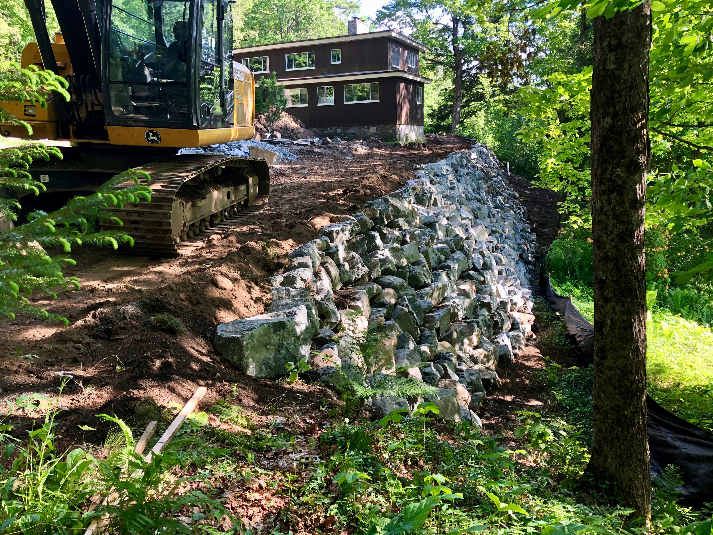 Fortified Rock Slope